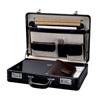 Valigetta 24 ore espandibile in pelle Juscha - 45x11x32,5 cm - nero