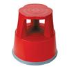 Sgabello con ruote rientranti RelX - plastica - rosso - 43 cm