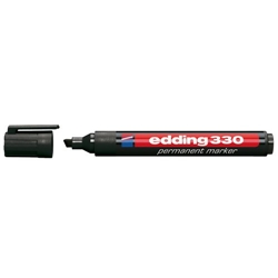 Marcatore permanente e-330 Edding - rosso - scalpello - 1-5 mm