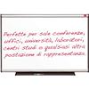 Lavagna magnetica Nobo - serie Prestige - bianco smaltato - 60x90 cm