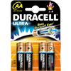 Pile Duracell Ultra M3 - stilo - (conf. da 4 pile)