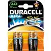 Pile Duracell Ultra M3 - ministilo - (conf. da 4 pile)
