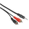 Cavo 2 RCA - Jack 3,5 mm Hama - 2 m