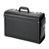 Borsa pilota in similpelle Juscha - 45,5x20x34 cm - nero