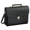 Cartella per documenti in similpelle Juscha - 40x15x32 cm - nero