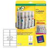 Etichette in poliestere Avery - bianco - 99,1x42,3 mm - 12 et/ff (conf. 240 pezzi)