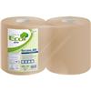 Asciugatutto Lucart - carta ecologica naturale - 2 veli - 800 strappi (conf. 2 rotoli)