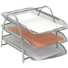 Confronta prezzi Set portacorrispondenza in metallo Mesh Alba - argento