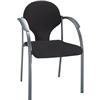 Poltroncina visitatore Rubino Ergosit - nero (conf. da 2 pezzi)