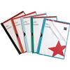 Cartellina con clip 5 Star - dorso 3 mm - rosso