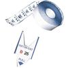 Rotoli tagliandi per Elimina Code Printex - blu - (conf. da 5 rotoli)