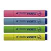 Evidenziatori Tratto Video - punta a scalpello - 1/5 mm - colori assortiti (conf. 4 pz.) Evidenziatori Tratto Video - punta a scalpello - 1/5 mm - colori assortiti (conf. 4 pz.)