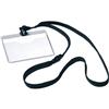 Cordino porta badge 10 mm Durable - nero (conf. 10 pezzi)