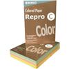 Carta Repro C Color Burgo - A4 80 g/mq - 5 colori assortiti (risma da 500 fogli)
