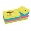 Post-it® Note Energy Post-It - tinta unita - 100 - 38x51 mm - neon arcobaleno - 653-TFEN (conf.12)