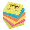 Post-it® Note Energy Post-It - tinta unita - 100 - 76x76 mm - neon arcobaleno - 654-TFEN (conf.6)