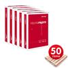 Carta A4 Repro 80 Rossa Burgo - carta A4 offerta per stampanti - 80 g/mq (conf. 50 risme)
