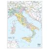 Carta geografica da muro Belletti - fisica e politica Italia - 97x134 cm