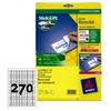 Etichette adesive Avery removibili - 17,8x10 mm (conf. 6750 pezzi)