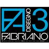 Fabriano disegno 3 - ruvidi - 24x33 cm a punti metallici nero 125 g/mq - 10 fogli - nero