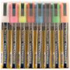 Pennarelli a gesso liquido Securit - punta a scalpello - 2/6 mm - assortiti (conf. 8 pz)