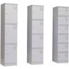 Spogliatoio a casello TDM - grigio - 6 ante - 38x45x180 cm