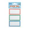 Etichette per quaderno scuola Niji - 70x35 mm - bianco (conf. 18 pezzi)