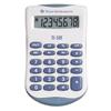 Calcolatrice tascabile Texas - bianco/blu - T501