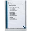 Targhe Click Sign Durable - A4 - bianco - 4867-02