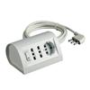 Multipresa da scrivania Bticino - 2 10/16A (bipasso) - 1 P30 (schuko) - 16A -  S3711DB