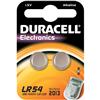 Pile Duracell Specialistiche Duracell - Bottone - LR54 - LR54 LR1130 (conf.2)