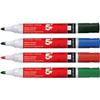 Marcatori per lavagna 5 Star - punta tonda - 2 mm - assortiti (conf. 4 pz)