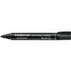 Marcatore Lumocolor Permanent Staedtler - rosso tonda 2 mm - (conf. singola)