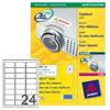 Etichette in poliestere Avery - super aderenti - 63,5x33,9 mm - 24 et/ff (conf. 480 pezzi)