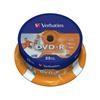 DVD-R wide photo stampabile Spindle Verbatim - 4,7 Gb - 16x (conf. da 25 pezzi)