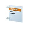 Targa Crystal Sign a bandiera Durable - 21x21 cm