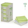 Post-it® Note carta riciclata - 76x76 mm - assortiti (conf. 16 pezzi) Post-it® Note carta riciclata - 76x76 mm - assortiti (conf. 16 pezzi)