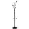 Appendiabiti Festival Alba - 5 ganci - H 175 cm - Ø 38 cm - nero