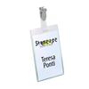 Portabadge in PVC con clip in plastica Durable - verticale - (conf. da 25 pezzi)