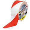 Nastro segnaletico Security Tape Syrom - 50 mm x 33 m - rosso/bianco