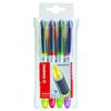 Evidenziatori Navigator Stabilo - punta a scalpello - 1/4 mm - assortiti (conf. 4 pz)