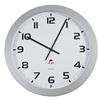 Orologio da parete Big-Big Clock Alba - analogico - Ø 60 cm - grigio metallizzato