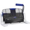 Perforatore Verticale Lite Touch Rexel - 4 fori - 40 fogli - grigio/blu