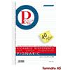 Ricambi rinforzati Pignaric - A5 - a righe 1R (conf. 40 fogli)