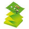 Ricariche Post-it® Z-Note - verde neon, verde pastello - 76x76 mm - conf. da 12 ricariche