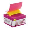 Dispenser Post-it® Z-Note Dado - rosa - 76x76 mm - contiene 1 ricarica