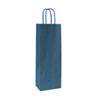 Borse porta vino Rex Sadoch - 15x8x39,5 cm - blu (conf. 25 pezzi)