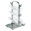 Portatimbri Fishbone Turikan - argento - 12 spazi - silver