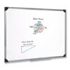 Lavagna magnetica 5 Star - 90x120 cm - alluminio/bianco