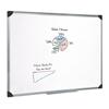 Lavagne bianche 5 Star - alluminio - 120x180 cm - bianco - lavagna murale - bianco - 909315